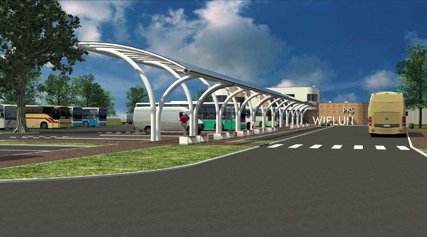 Tak będzie wyglądał nowy dworzec autobusowy w Wieluniu [GRAFIKI]