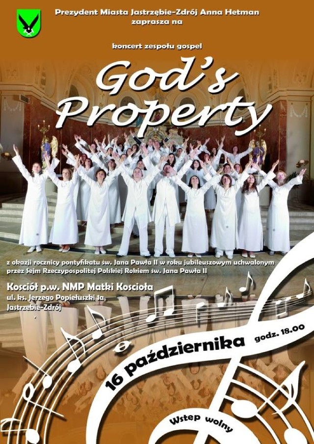 Koncert w Jastrzębiu: wystąpi zespół gospel