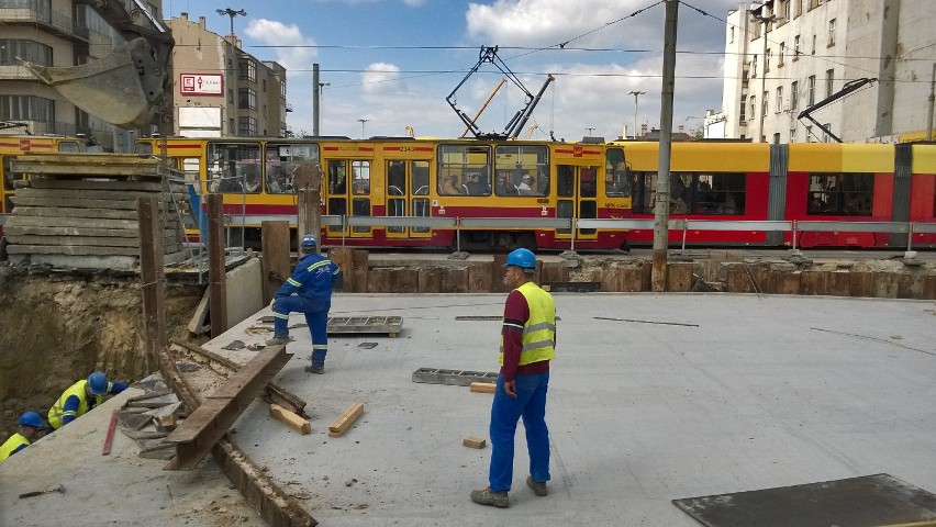 Przebudowa Trasy W-Z w Łodzi