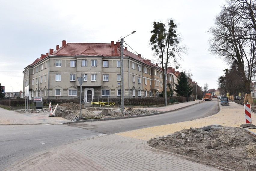 Trwa przebudowa ul. Nowowiejskiego w Malborku