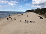 Weekend w Międzyzdrojach. Pierwszy weekend, podczas którego można było wejść do lasu i pospacerować po plaży