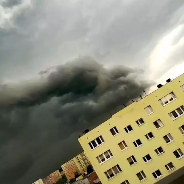 Burza nad Bydgoszczą - 26 czerwca 2020.