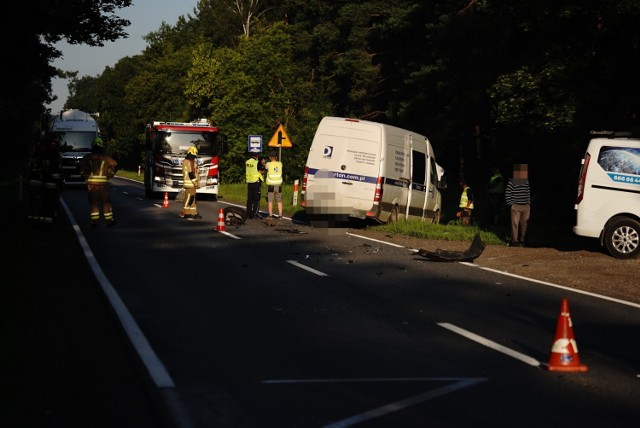 Wypadek na drodze Włocławek - Brześć Kujawski