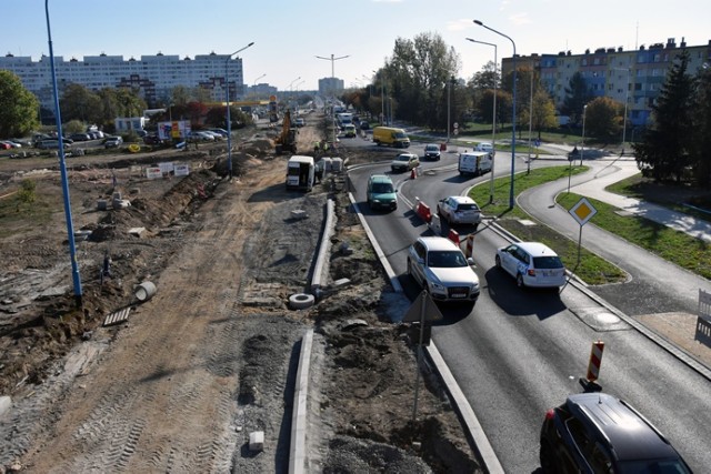 Przebudowa ulicy Piłsudskiego w Legnicy.