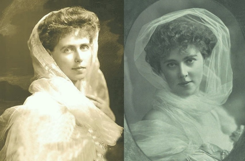 Królowa Maria Rumuńska (z lewej) i księżna Daisy Hochberg...