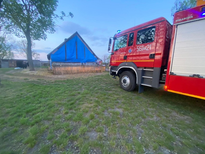 4 maja 2022 roku po raz kolejny palił się ten sam dom w Starej Kaźmierce w gminie Chocz