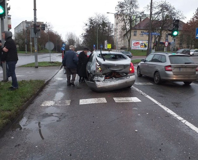 Na ul. Myśliborskiej w Gorzowie zderzyły się trzy auta