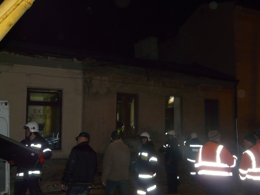 Wybuch gazu w kamienicy przy ul. Miłej w Rawie Mazowieckiej