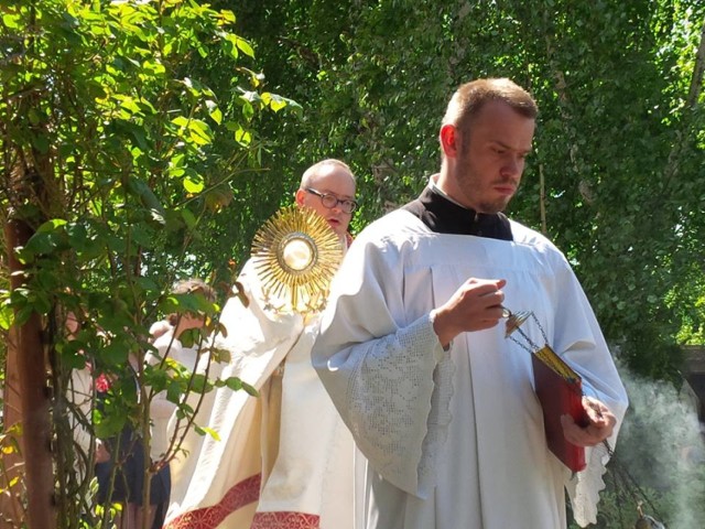 Procesja Bożego Ciała w Puckim Hospicjum