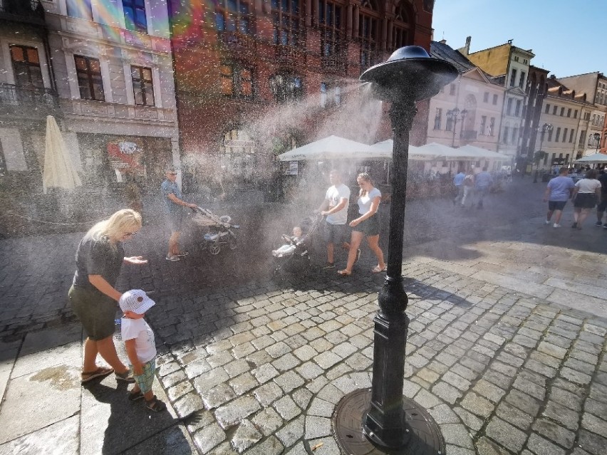 Wysokie temperatury dają się we znaki szczególnie w centrum...