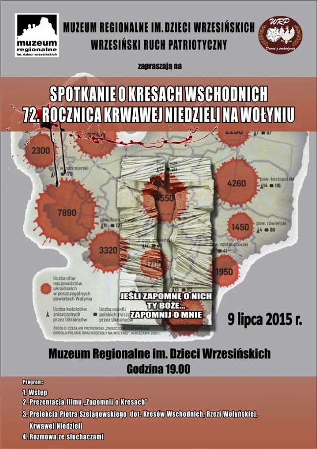 Muzeum Regionalne we Wrześni: Spotkanie o Kresach Wschodnich