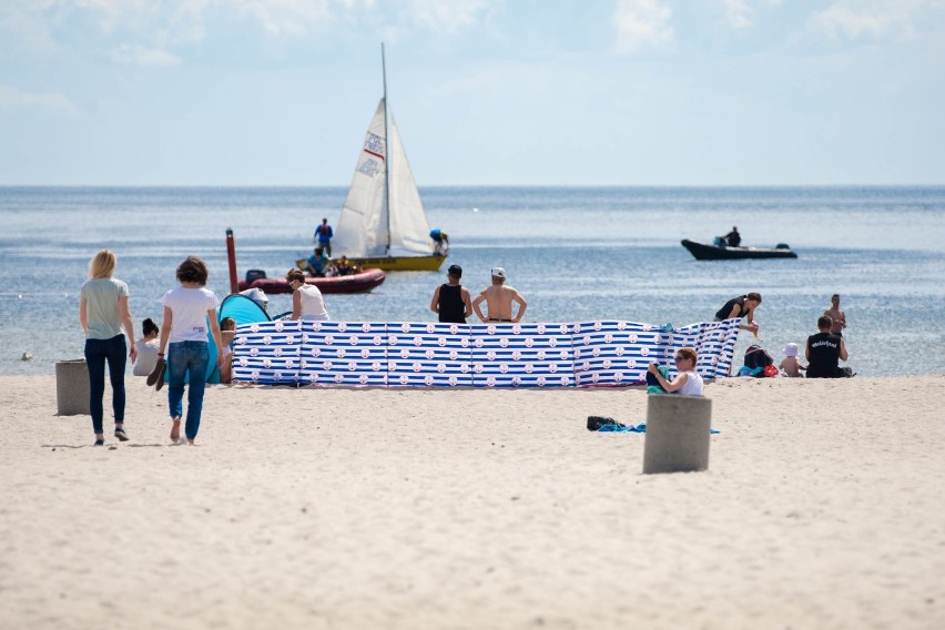 Plaża w Gdyni. Niezwykłe obrazki z weekendu nad morzem [zdjęcia]