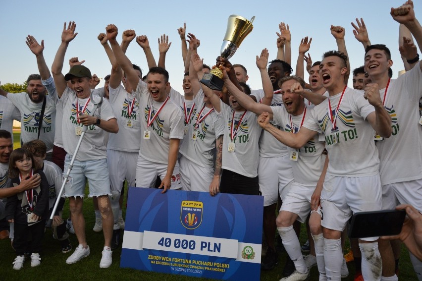 Piłkarze Lechii Zielona Góra w finale regionalnego Pucharu...