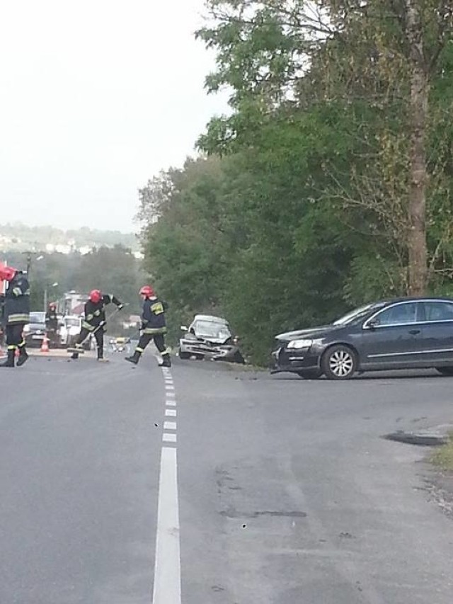 Wypadek na Skotnickiej w Skawinie