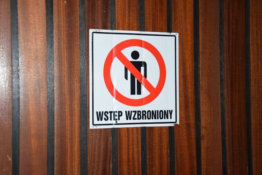 Weszliśmy do środka Hotelu Stobrawa w Kluczborku tuż przed...