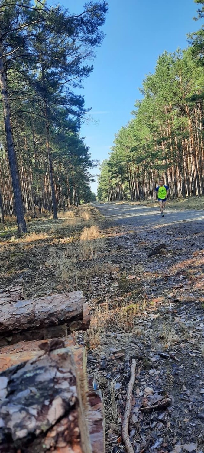 Przygotowania do Biegu dla Hani trwają. Sławek dba o formę.