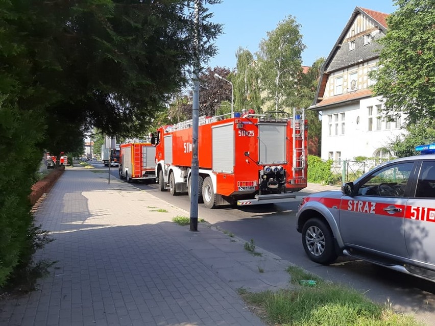 Zadymienie w Urzędzie Gminy Oleśnica           