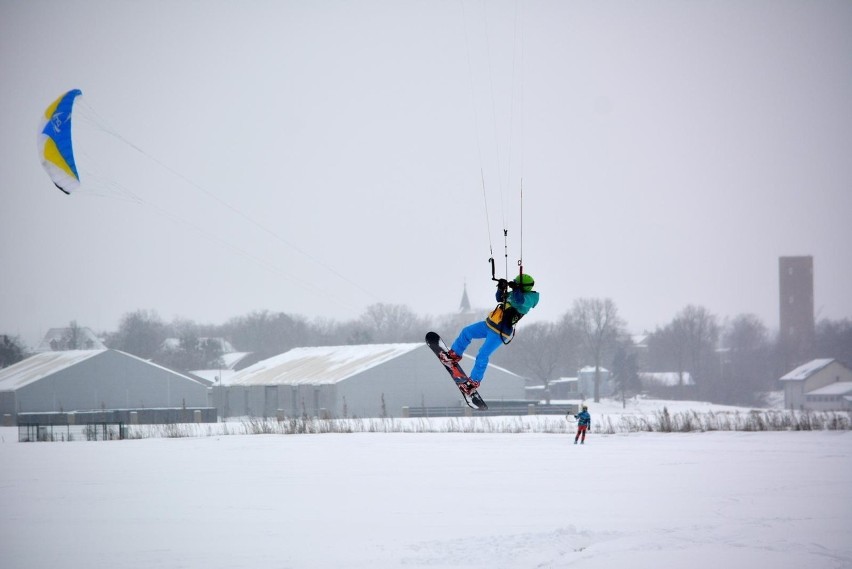Snowkiting w Oleśnie!