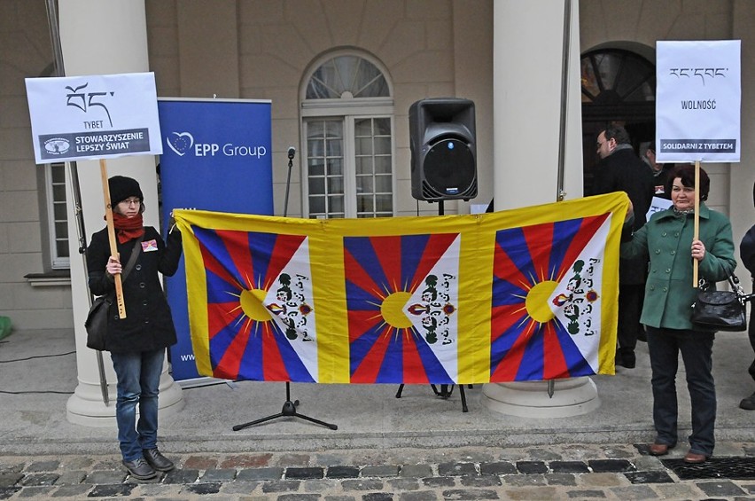 Poznaniacy solidarni z Tybetem [ZDJĘCIA, WIDEO]