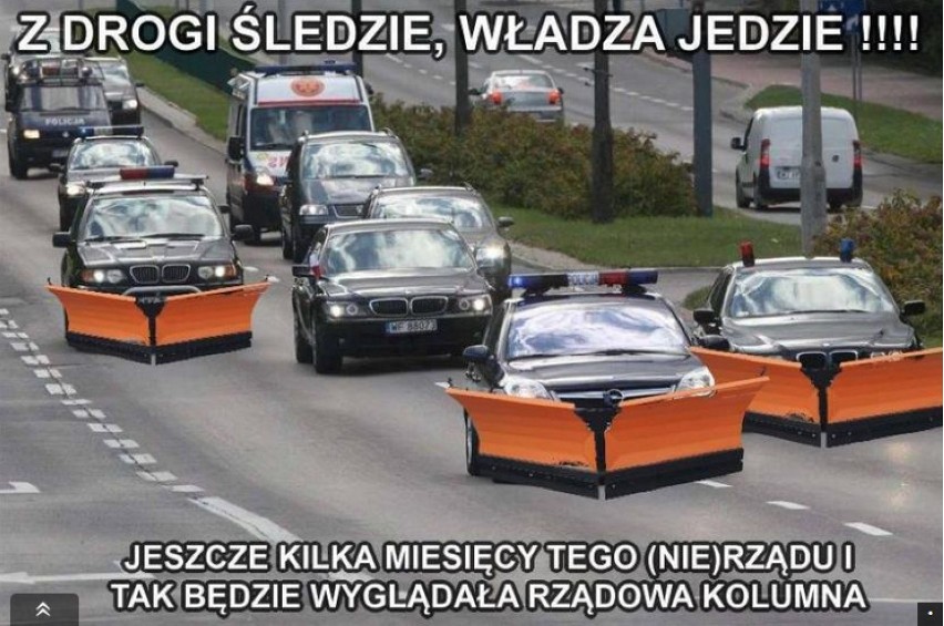 Przejazdy rządowych kolumn. Lepiej uważać? [MEMY]