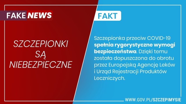 Szczepionki przeciw COVID-19. Trwa akcja "Szczepimy Się". Ruszyła właśnie walka z fake newsami nt. szczepionek dostępnych w Polsce [WIDEO]