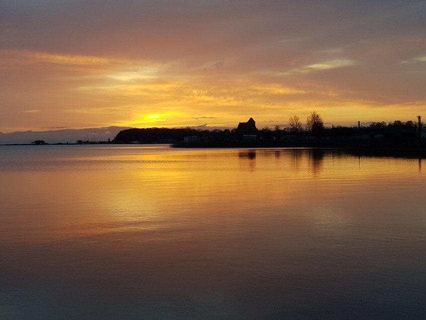 Foto powiat pucki: jesienny Puck, Zatoka Pucka i...