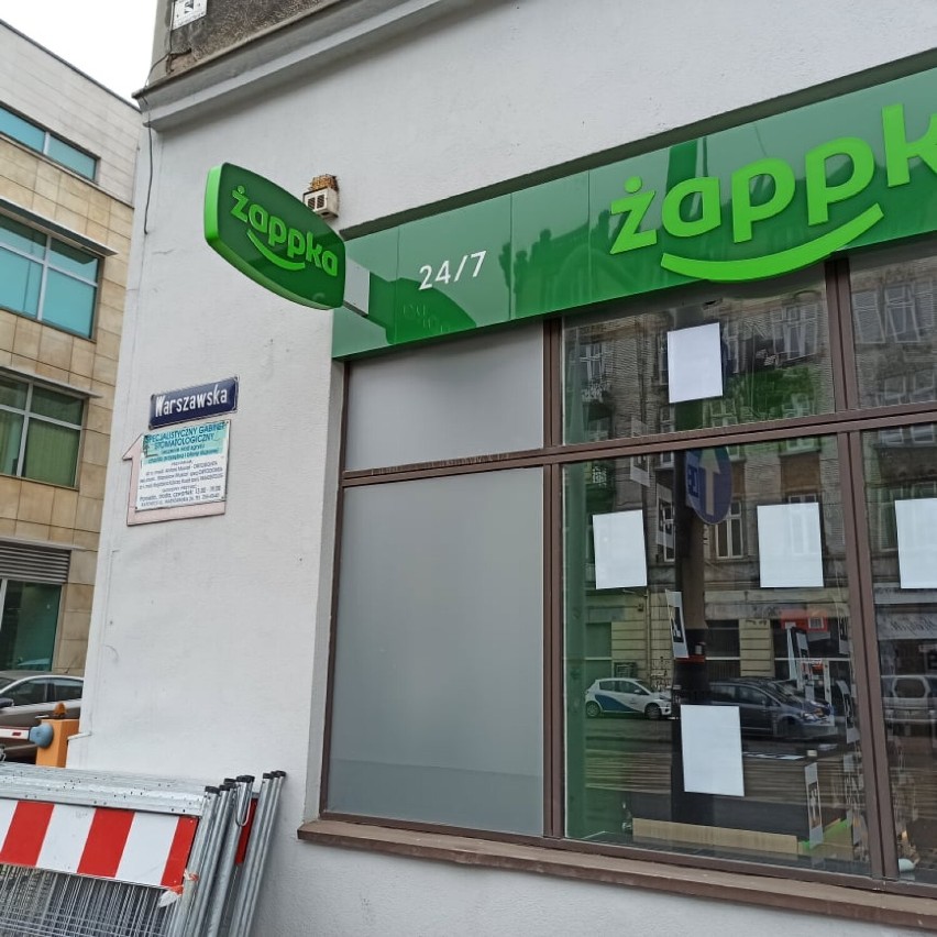 Powstający sklep Żappka Store w Katowicach