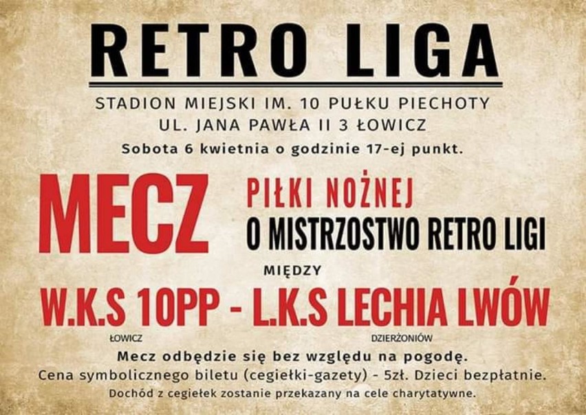 Rusza Retro Ligia. W Łowiczu WKS 10 PP zagra z Lechią Lwów [ZDJĘCIA]