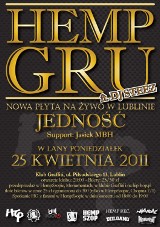 Hemp Gru w Lublinie: Koncert w Lany Poniedziałek w Klubie Graffiti