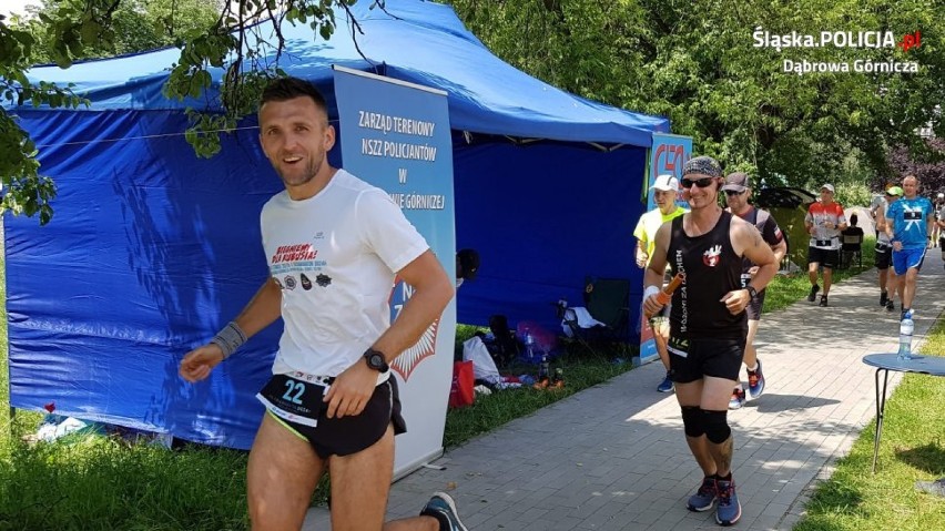 Dąbrowski ultramaraton DG24h: policjanci pobiegli dla Kubusia. Jest rekord! [WYNIKI, FOTO]
