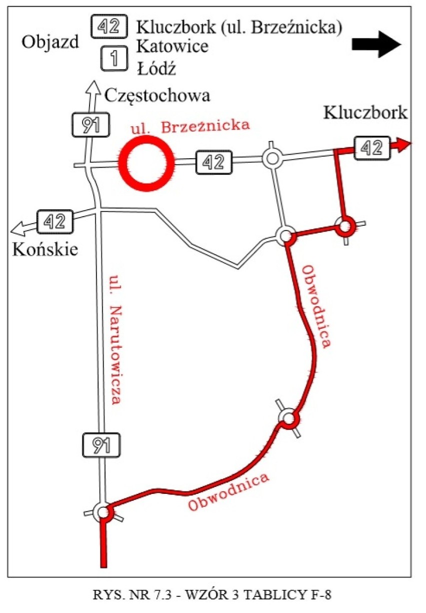 Przebudowa ul. Brzeźnickiej w Radomsku. Otworzą rondo, zamkną ul. Krakowską [MAPY, OBJAZDY]