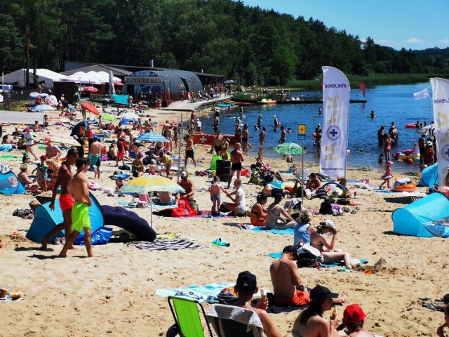 Tłumy nad Chechłem w Trzebini