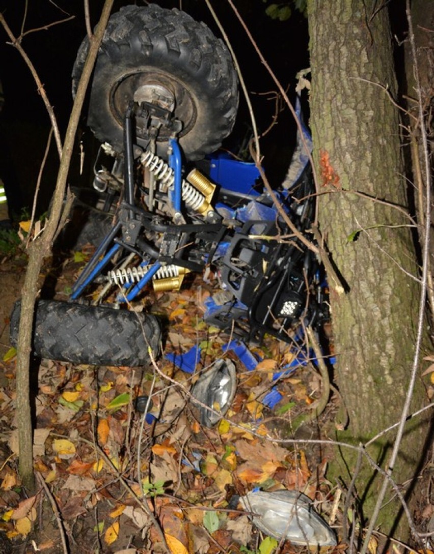 Tragiczny wypadek w Korczynie. Nastolatka zginęła, uderzając quadem w drzewa. Odpowie za to właściciel pojazdu