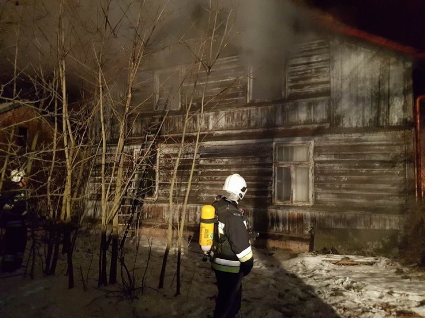 Pożar młyna w Kotlinach pod Łodzią