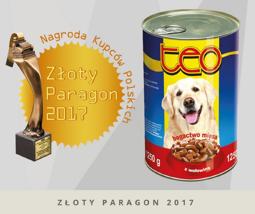 "Złoty Paragon" dla producenta karmy z Nowych Skalmierzyc