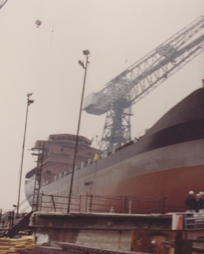 Sieradz miał swój statek zwodowany w Glasgow