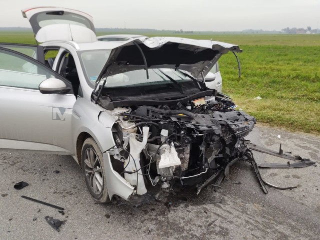 Wypadek drogowy w gminie Masłowice