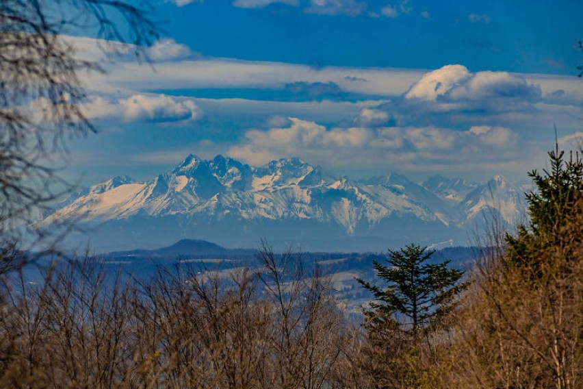 Widok na Tatry z Sądecczyzny prawie jak z Podhala. Skąd można podziwiać takie fantastyczne widoki na szczyty gór? [ZDJĘCI]