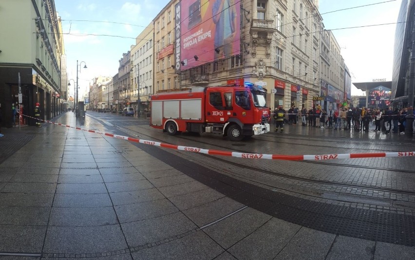 Alarm pod Galerią Katowicką, policja zabezpieczyła...