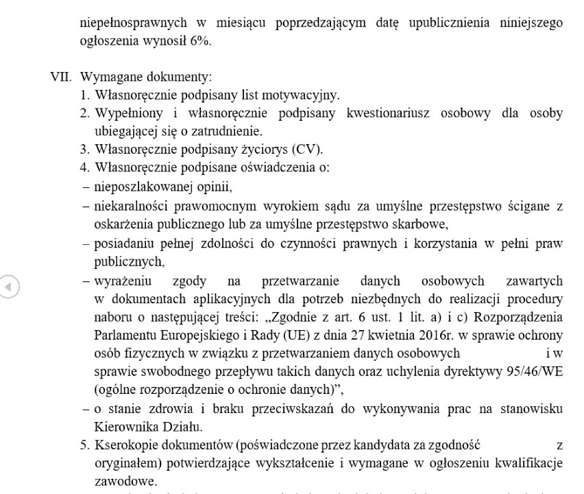 Suwałki: Szukasz pracy? Potrzebny jest kierownik. 