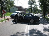 Wypadek w Zabrzu na skrzyżowaniu ulicy Legnickiej i Sejmowej [Zdjęcia]