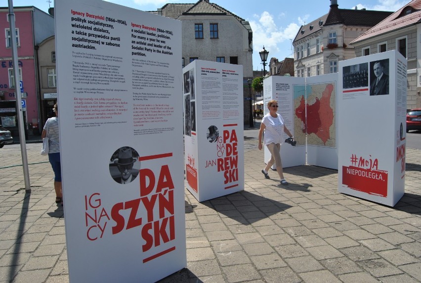 "Ojcowie Niepodległości"-wystawa na kościańskim rynku ZDJĘCIA 