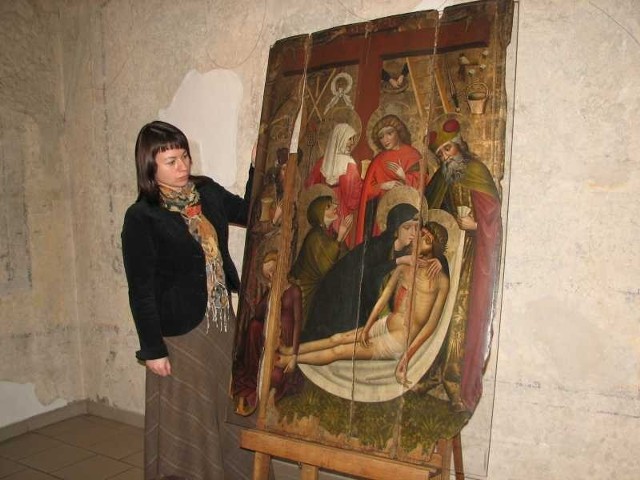 Do końca marca w Muzeum Miejskim na Starym Zamku w Żywcu oglądać można obraz Opłakiwanie z drugiej połowy XV wieku - zaprasza historyk, Dorota Firlej.