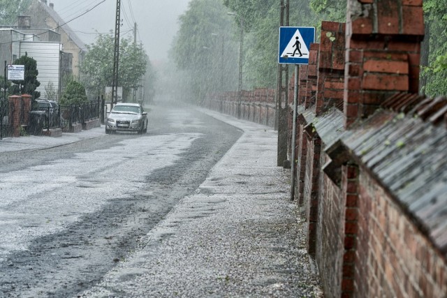 Gradobicie nawiedziło Gubin w minioną niedzielę. Pod koniec maja!