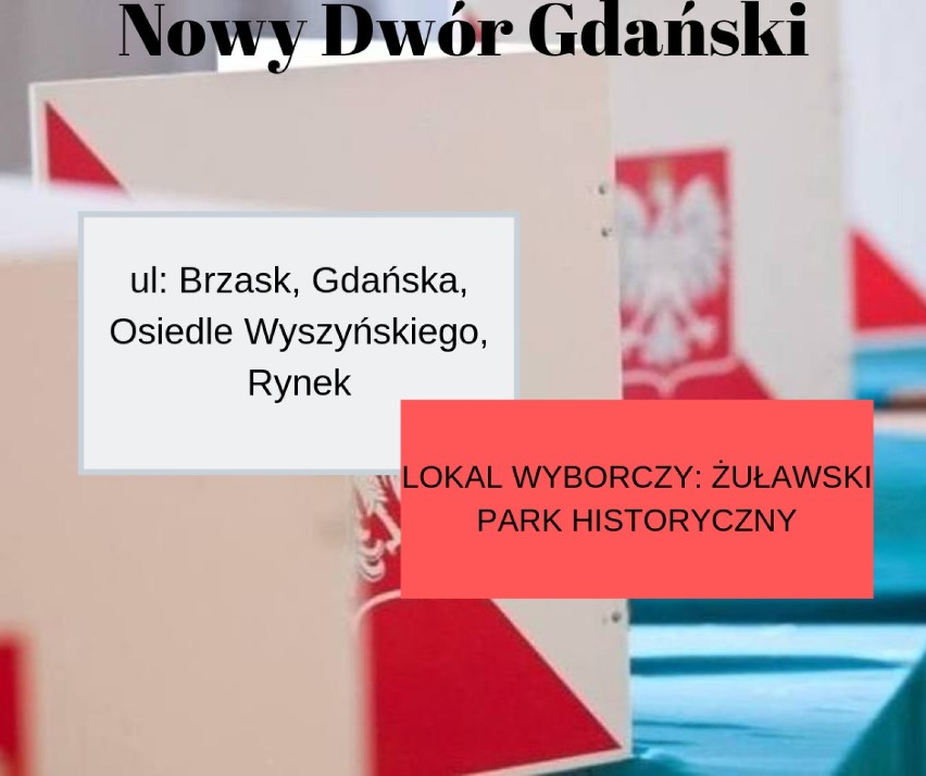 Powiat nowodworski. W najbliższą niedzielę wybory do Sejmu i Senatu. Gdzie oddać głos? [LISTA LOKALI WYBORCZYCH]