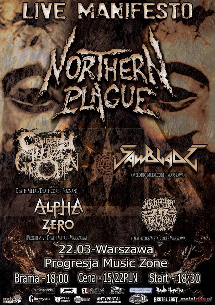 Formacja Northern Plague zagra w Progresja Music Zone w...