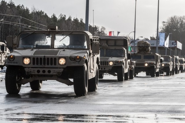 Wojskowe kolumny aut mogą utrudniać ruch do początku lipca.