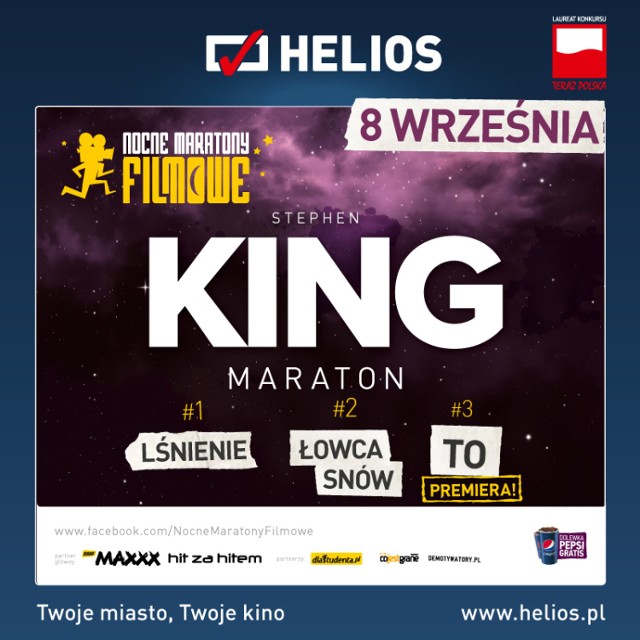 Maraton Kinga w tczewskim kinie Helios.