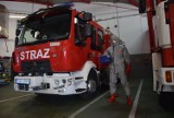 Strażacy z Golubia-Dobrzynia w akcji - przy pożarach, kolizji i na ćwiczeniach w związku z koronawirusem
