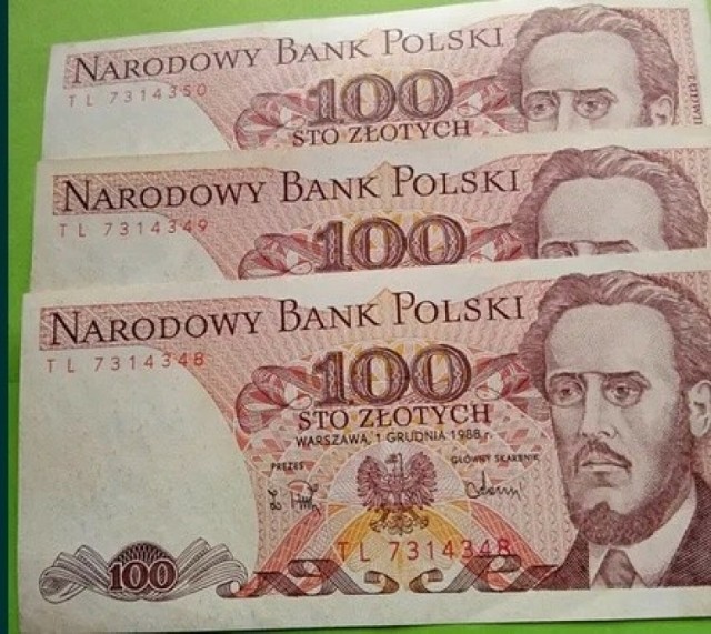 Banknoty PRLu z lat 80 tych
9 500 zł